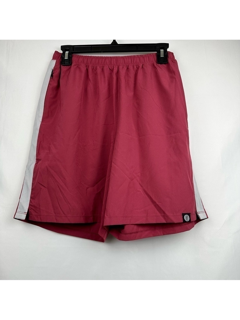 Onzie Flow Men's Board Shorts Drawstring Burgundy Gray pockets  Size M L